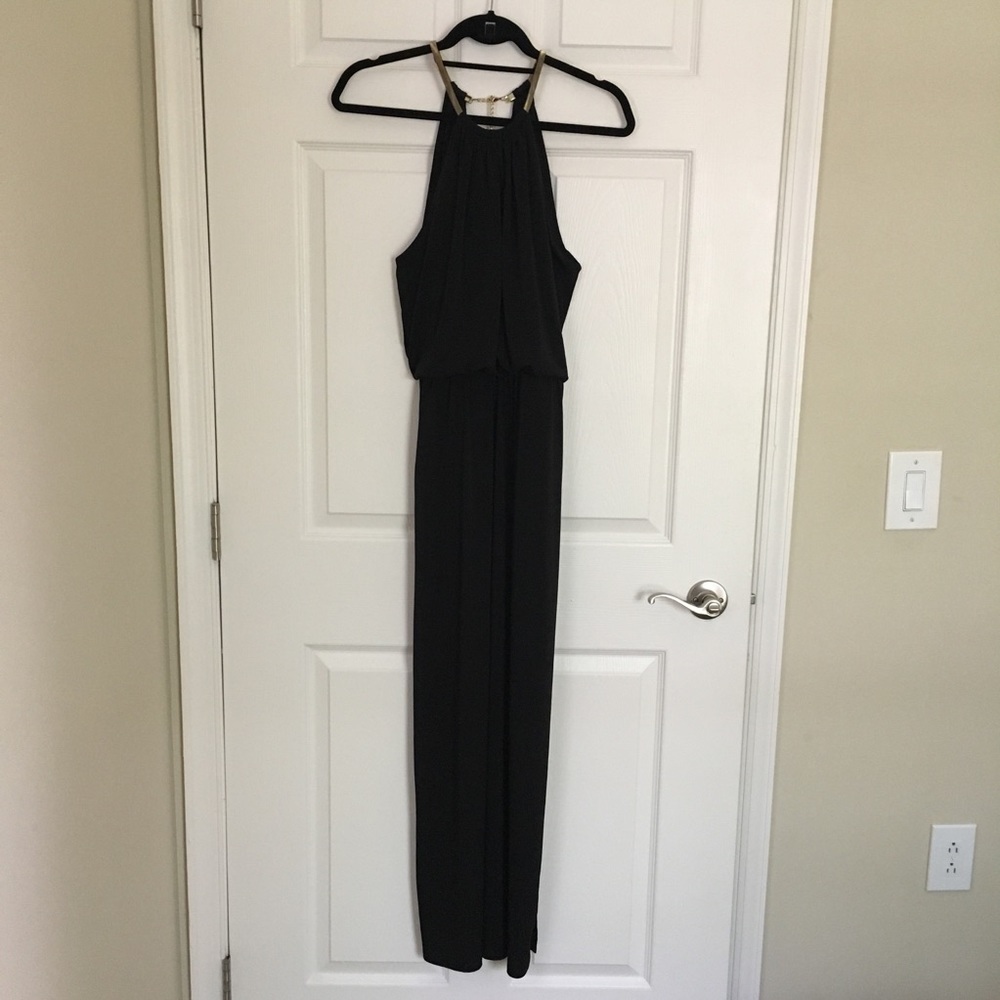 Long black elegant maxi dress *NWT*